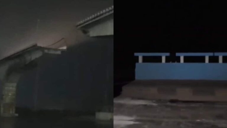 भागलपुर में भरभरा कर गिरा विक्रमशिला पुल का स्लैब, गंगा में समाया पिलर, आवाजाही बंद