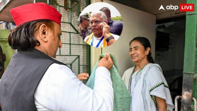 बंगाल में TMC की हार के बाद ममता बनर्जी से मिले अखिलेश यादव, दिलीप घोष बोले- उनके दिमाग में…